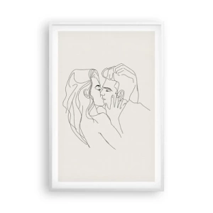 Poszter fekete keretben - Összegabalyodva az érzésben - 61x91 cm