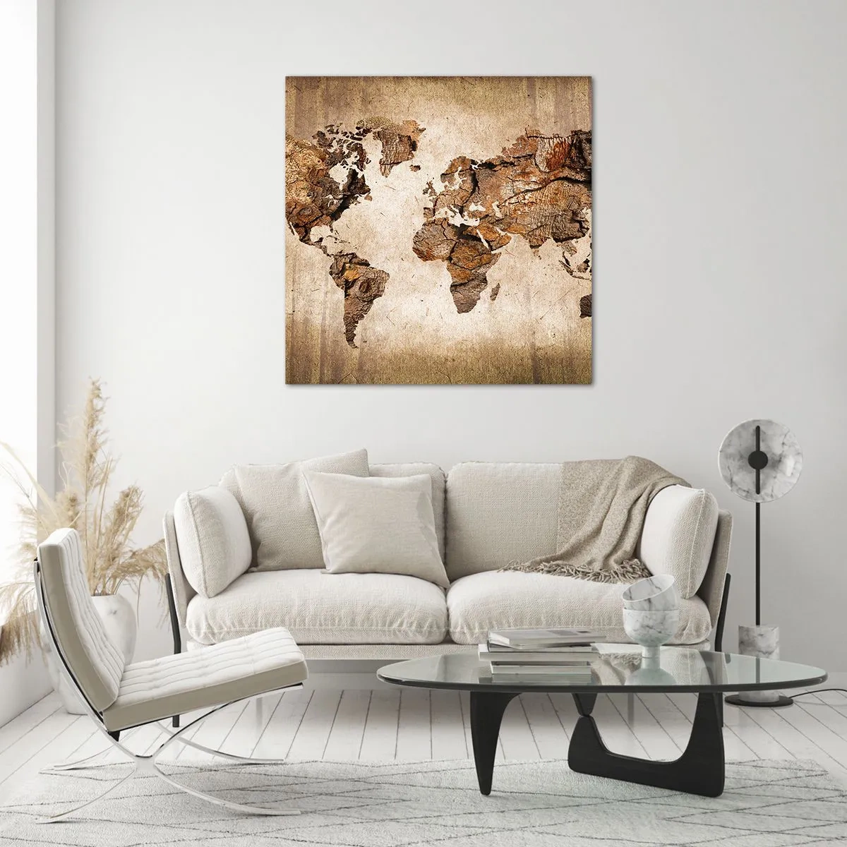 Üveg kép - A világ felfedezése - 70x70 cm