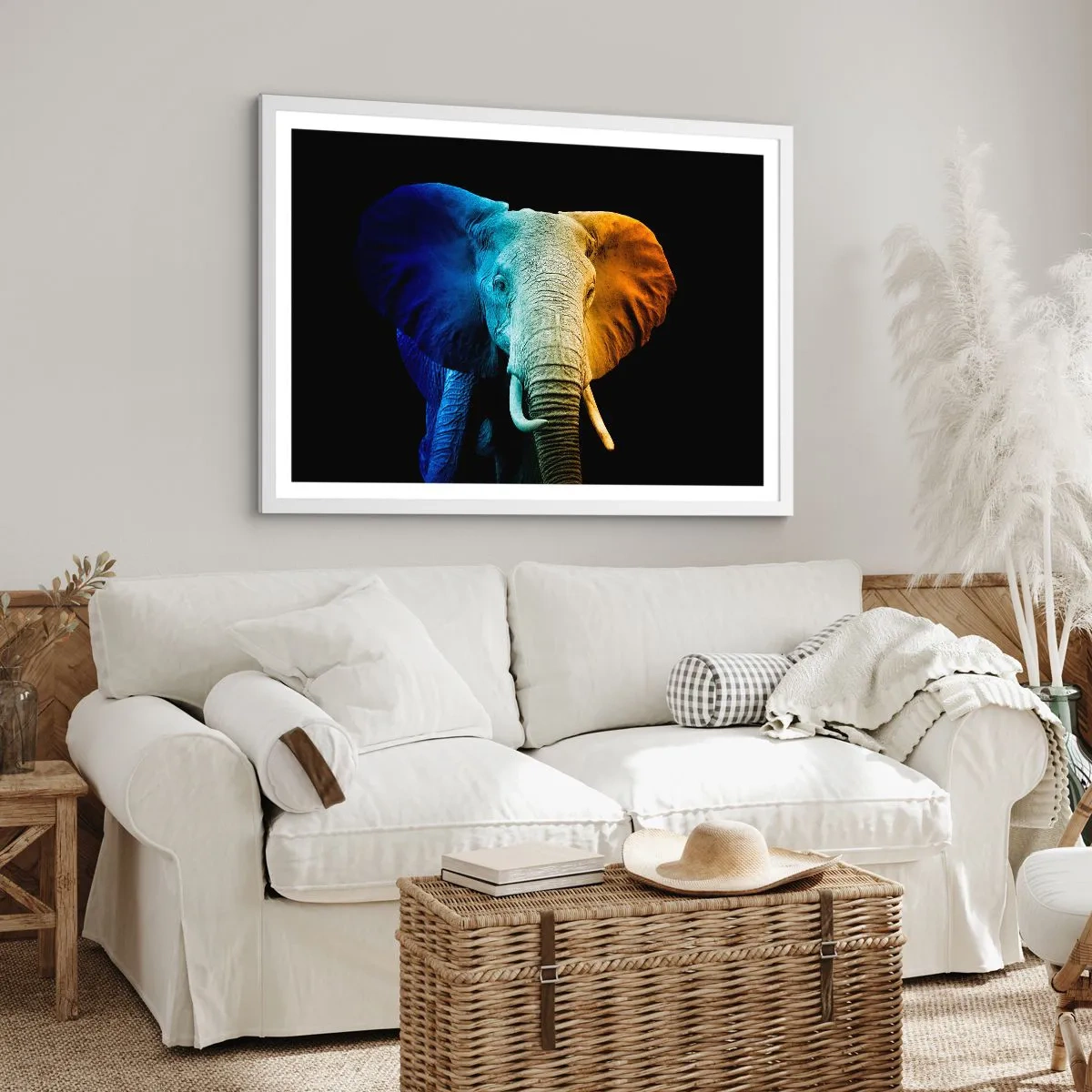 Poszter fekete keretben - Excentrikus, nem különc - 100x70 cm