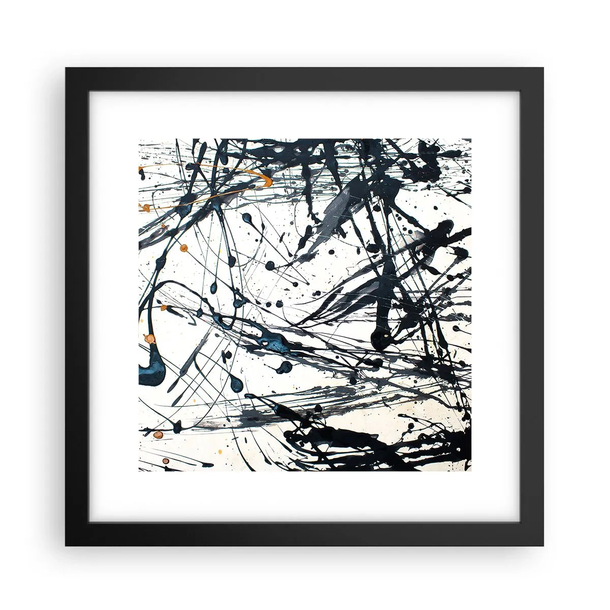 Poszter fehér keretben - Expresszionista absztrakció - 30x30 cm