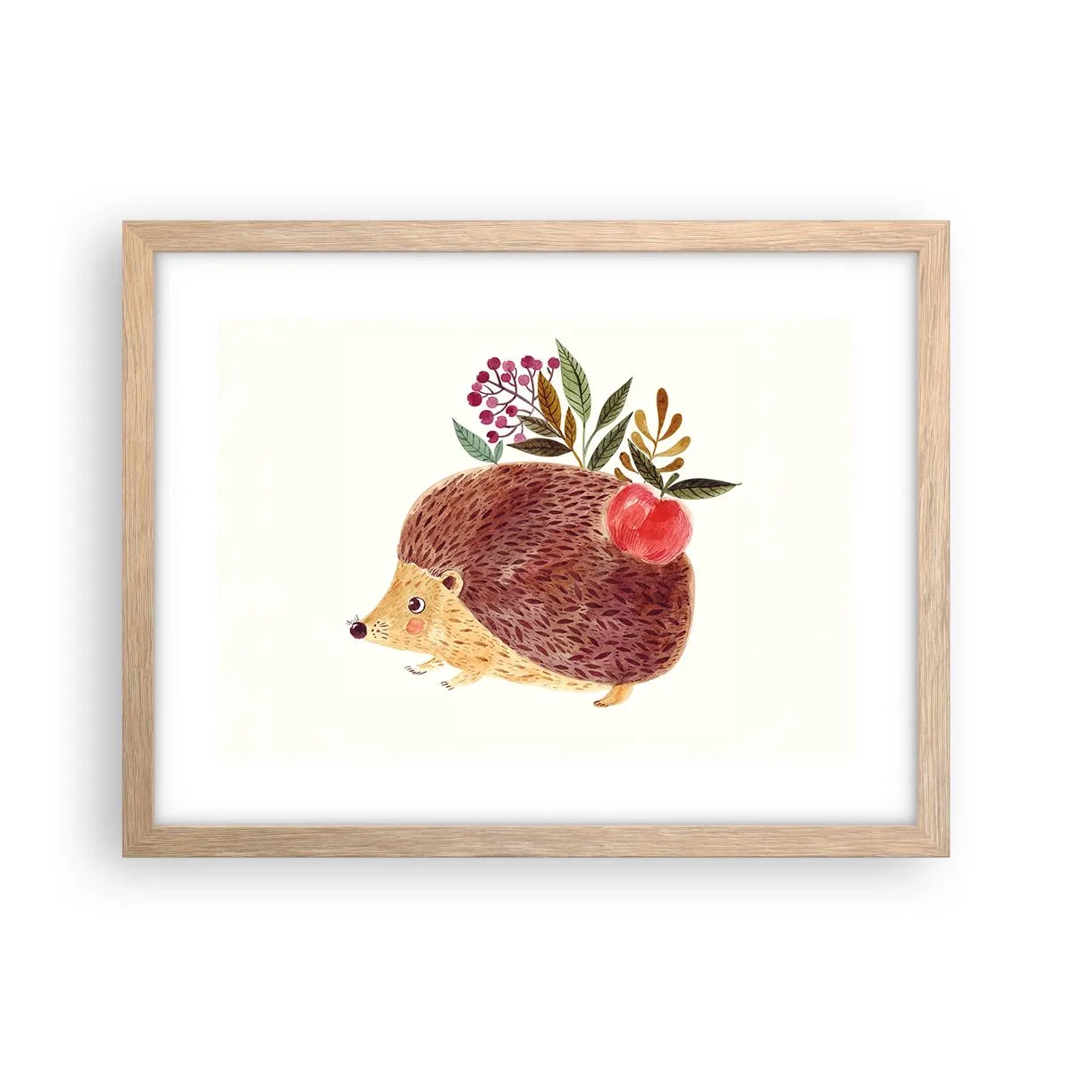 Poszter világos tölgy keretben - És máris kedvelsz engem - 40x30 cm