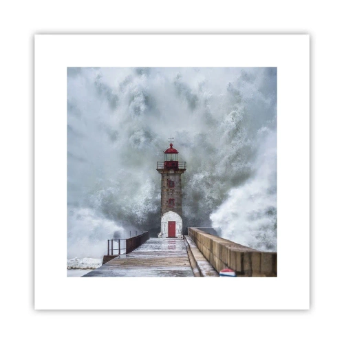 Poszter - A vizek ordítása, a vihar zaja - 30x30 cm