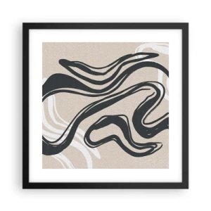 Poszter fehér keretben - Megsokszorozott kifejezés - 40x40 cm