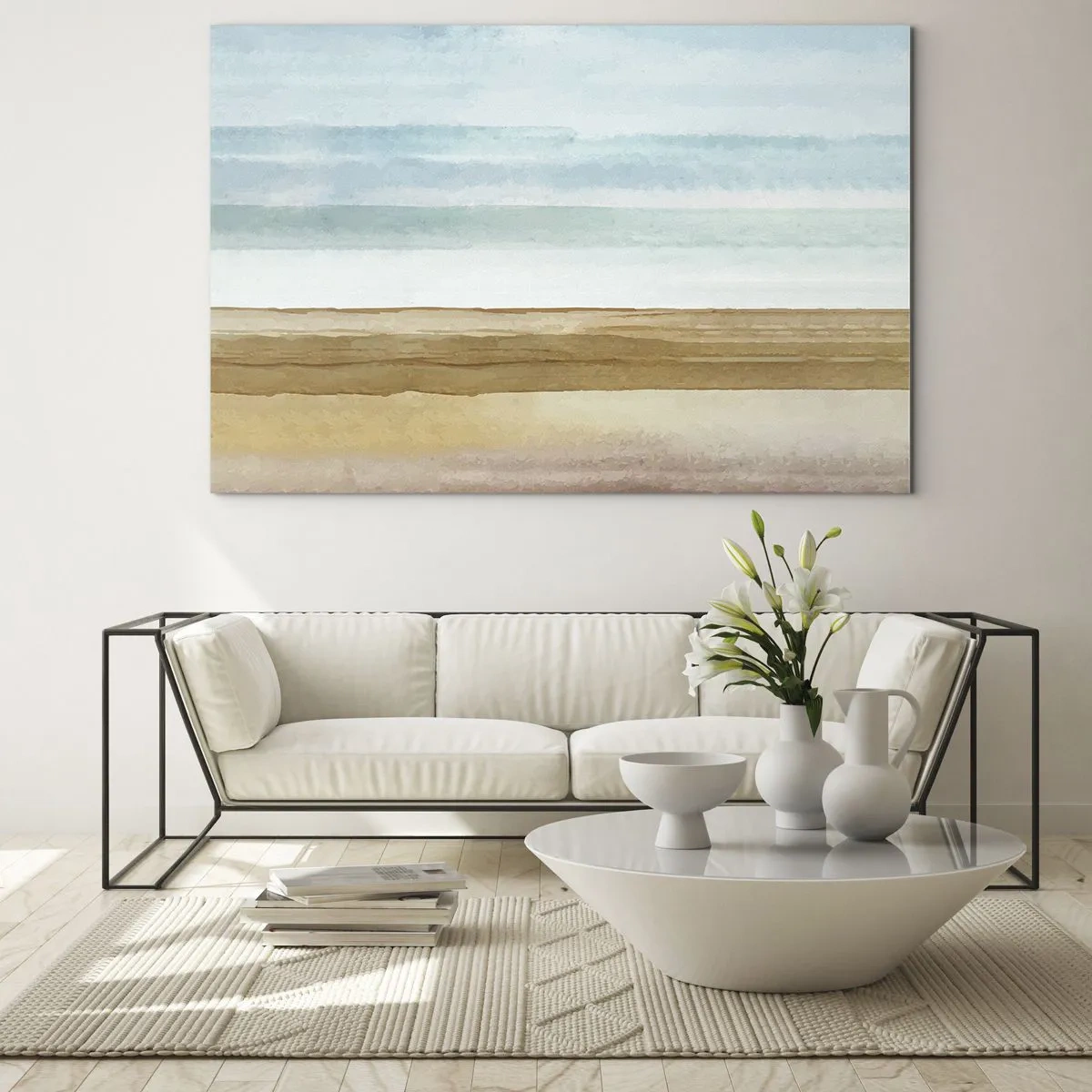 Üveg kép - Vigasz - 100x70 cm