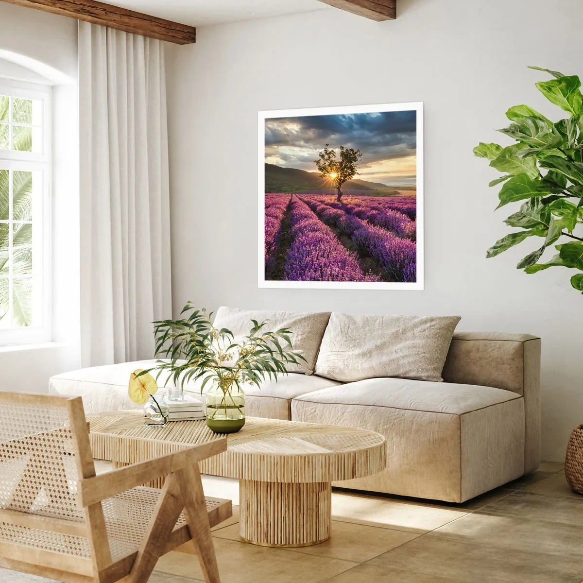 Poszter - Lila színű illat - 60x60 cm