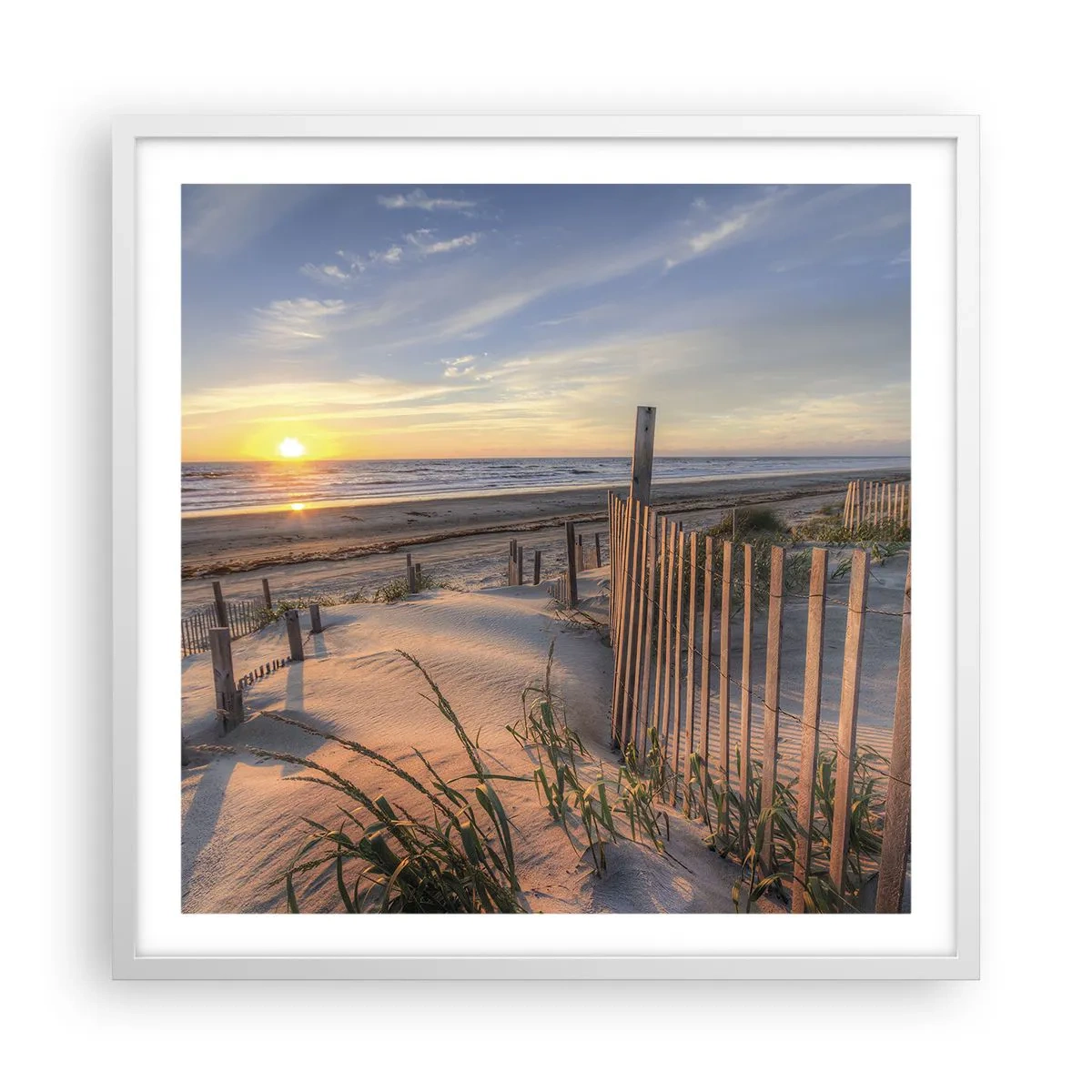 Poszter fekete keretben - A szél ragyogása és árnyéka - 60x60 cm