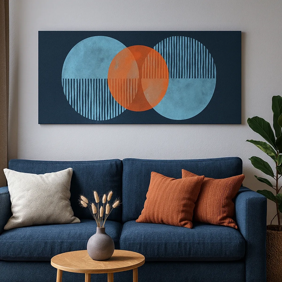 Vászonkép - Szimmetrikus kompozíció - 30x30 cm