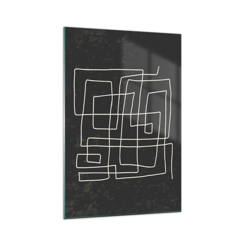 Üveg kép - Nem olyan egyszerű - 70x100 cm