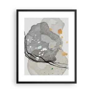 Poszter fehér keretben - Organikus kompozíció - 40x50 cm