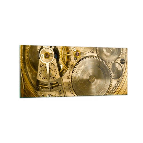 Üveg kép - Haladj a korral - 120x50 cm