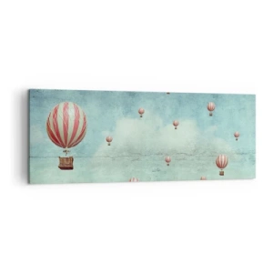 Vászonkép - Szabad az élet nyüzsgésétől - 140x50 cm