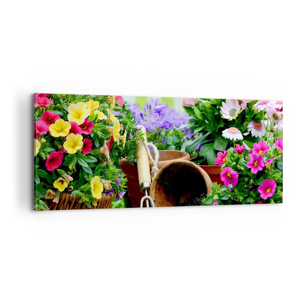 Vászonkép - Zosia kertje - 100x40 cm