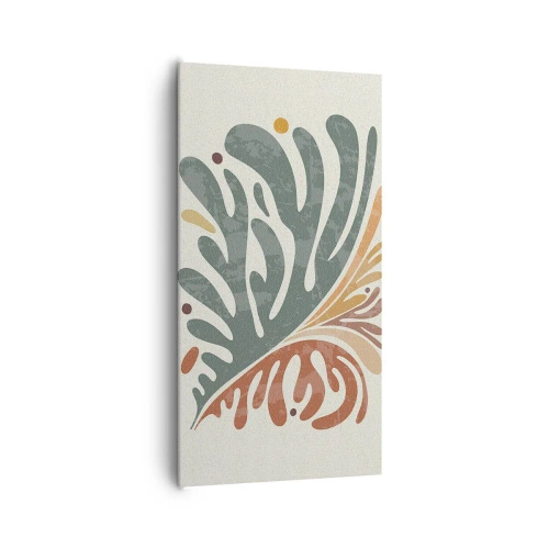 Vászonkép - Többszínű levél - 65x120 cm