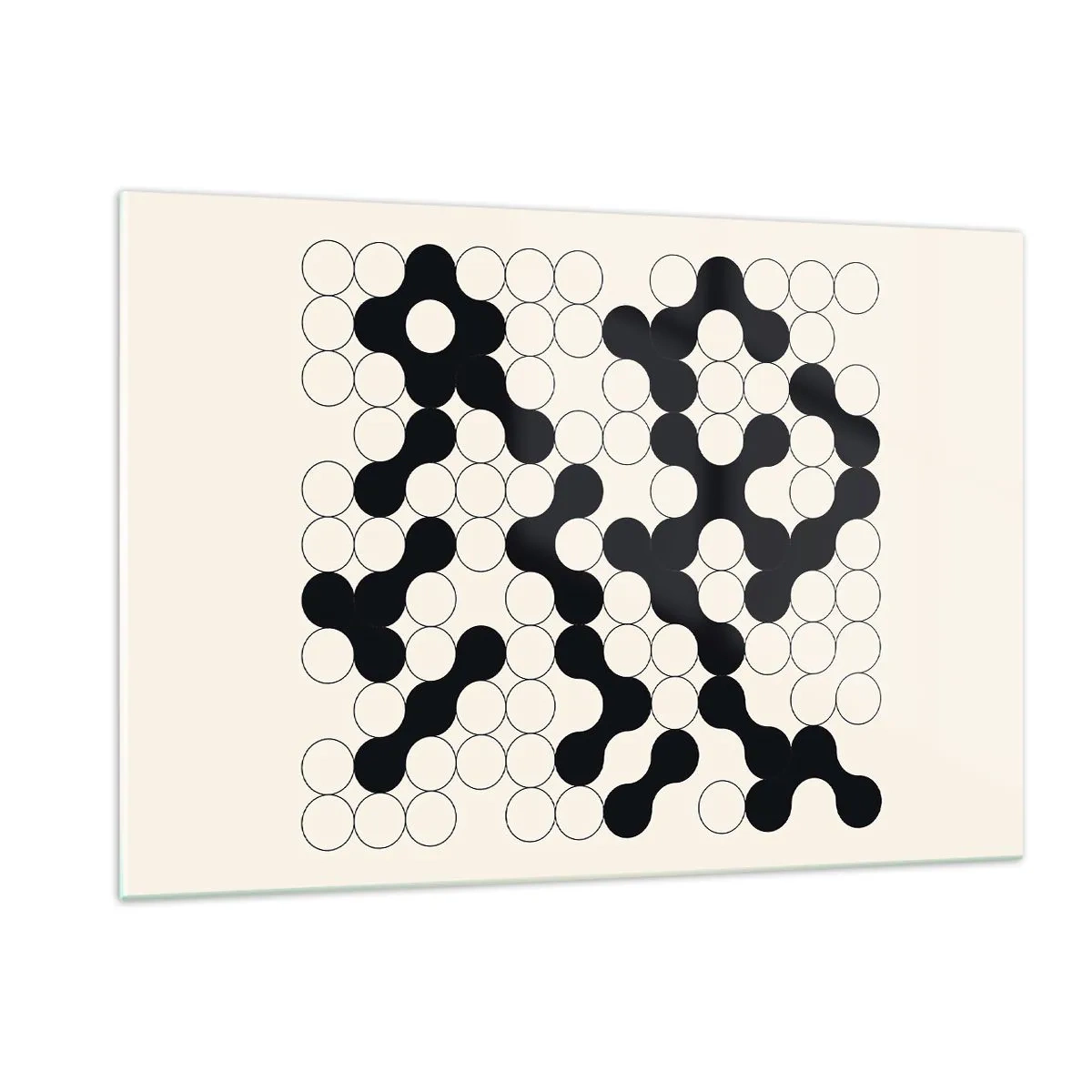 Üveg kép - Kínai játék - variáció - 120x80 cm