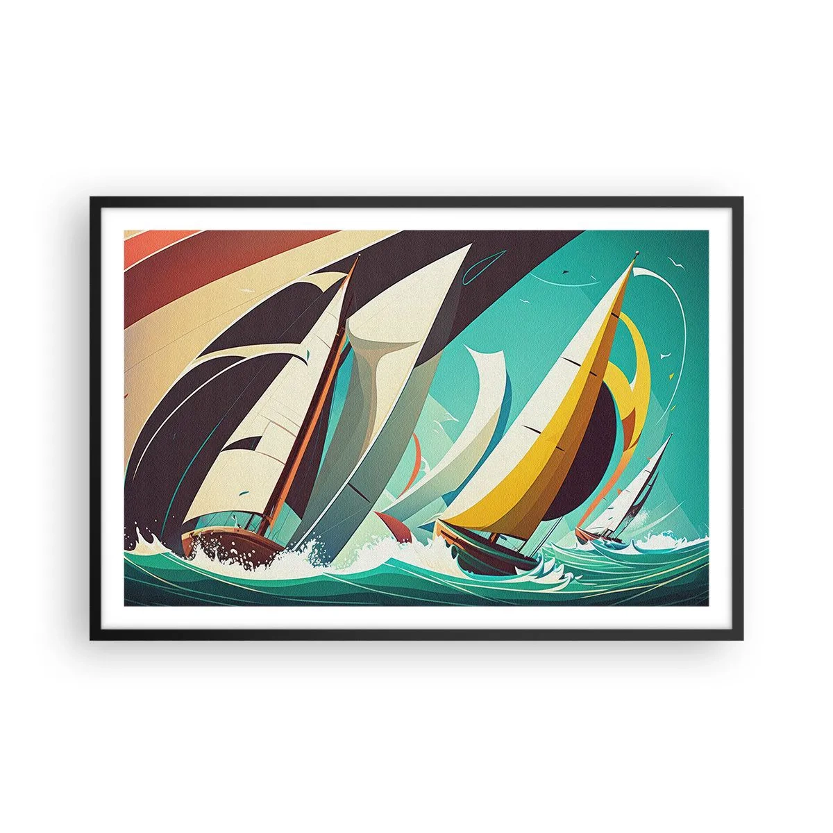 Poszter fehér keretben - Közelről és személyesen az elemekkel - 91x61 cm