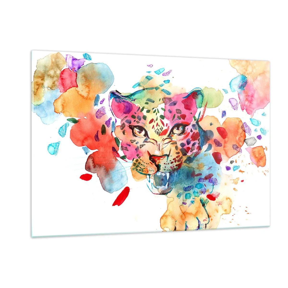 Üveg kép - Szépség és a szörny - 120x80 cm