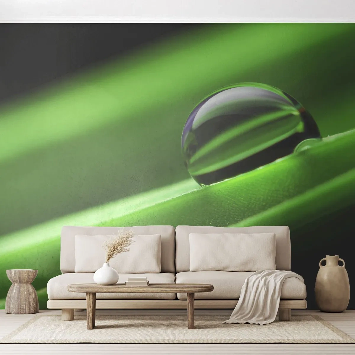 Fotótapéta Premium Sand - Élet közelről - Absztrakció, Grafika, Egy csepp víz - 500x350 cm