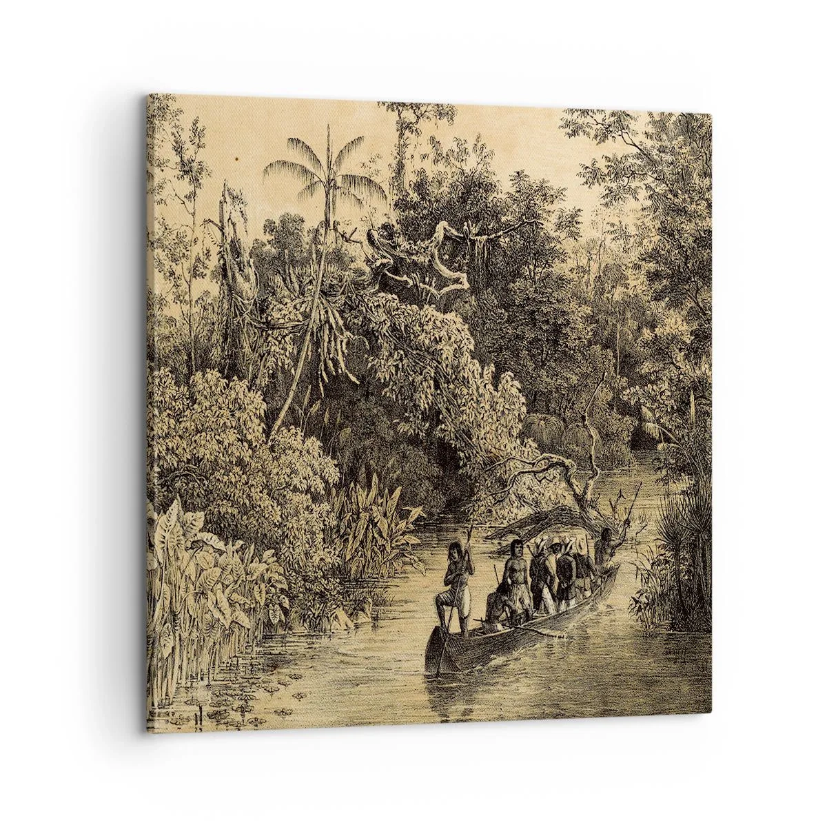 Vászonkép - Expedíció a forráshoz - 60x60 cm