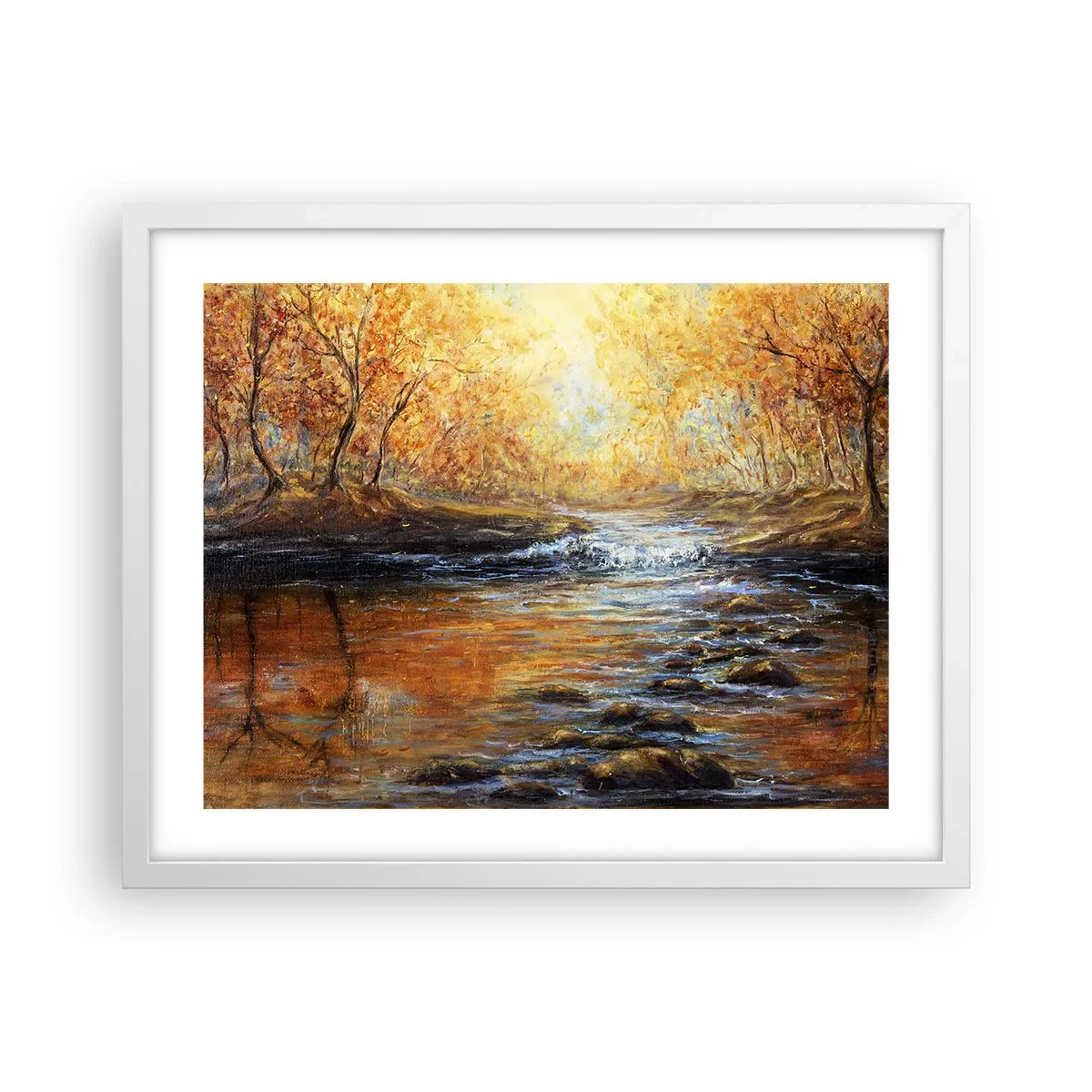Poszter fekete keretben - Az Arany Patak - 50x40 cm