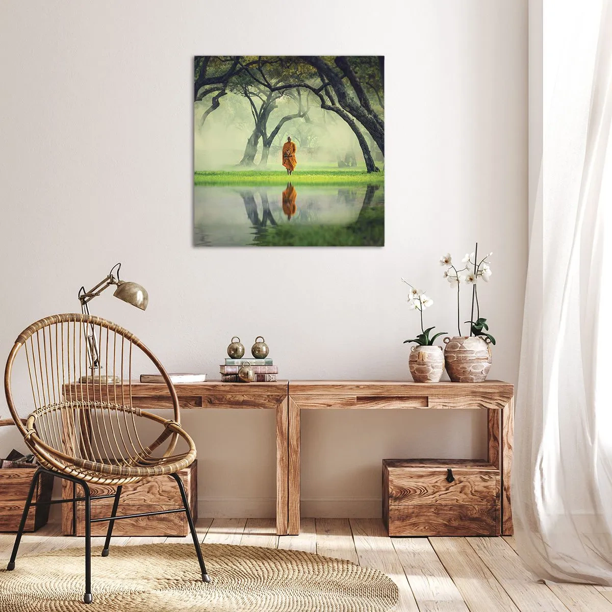 Vászonkép - Útban a megvilágosodás felé - 40x40 cm