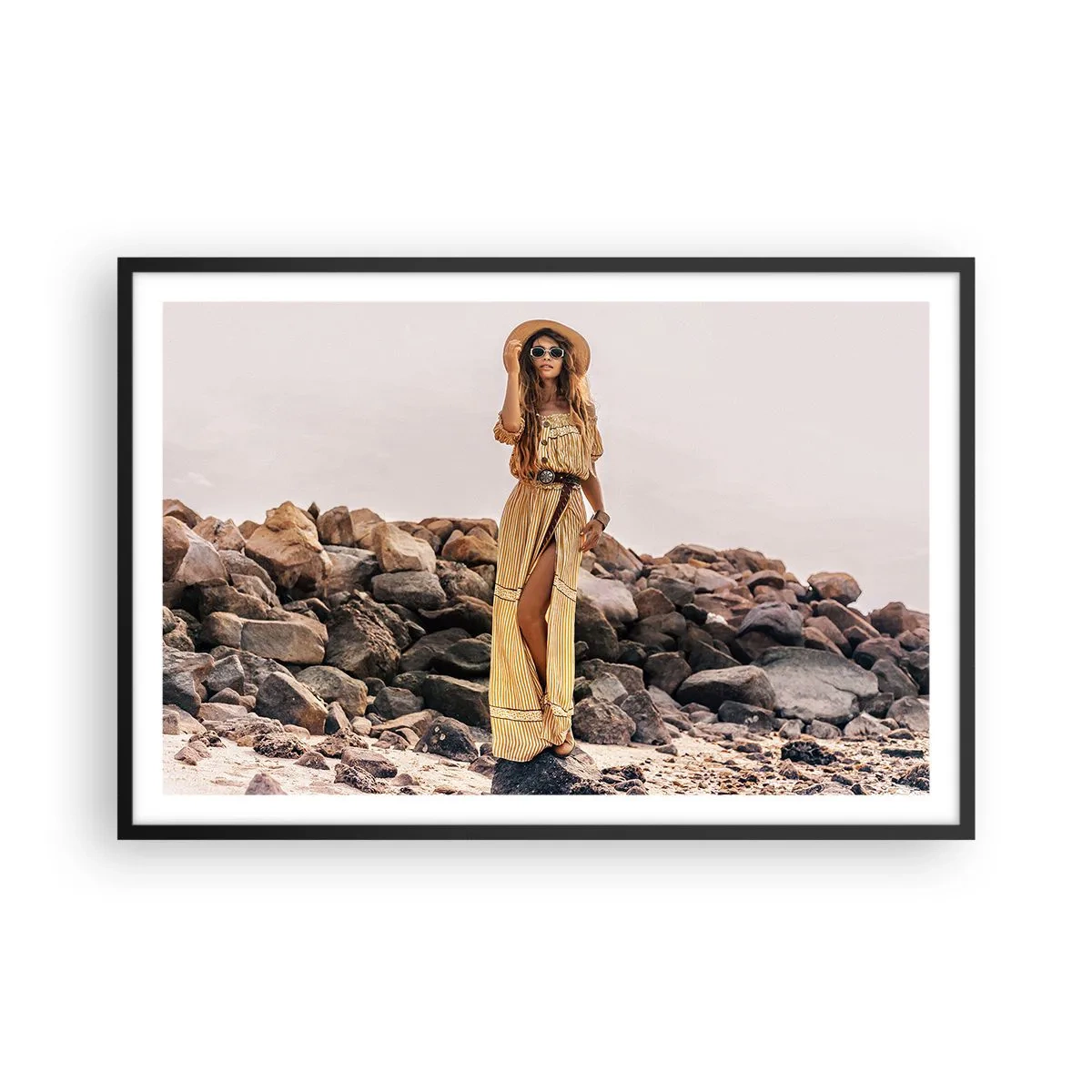 Poszter fehér keretben - A kövek varázsa - 91x61 cm