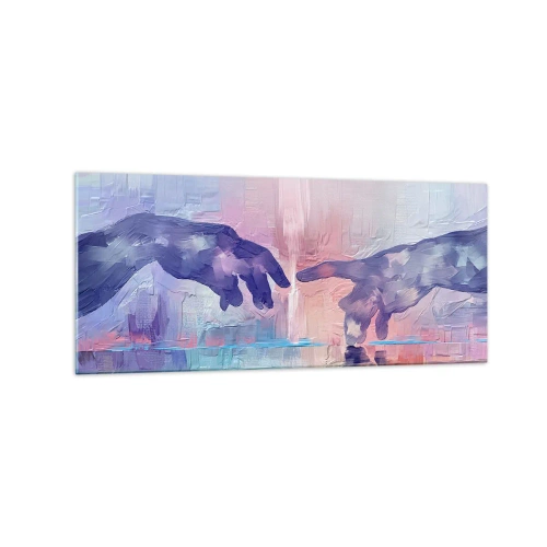 Üveg kép - Az élet isteni szikrája - 120x50 cm