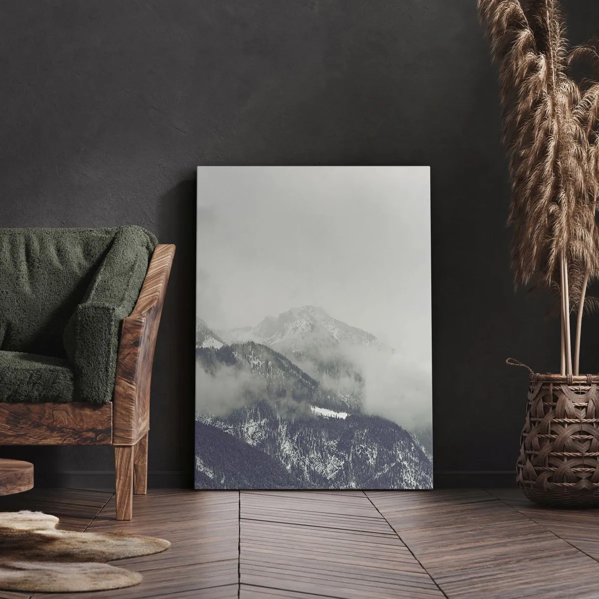 Vászonkép - Ködös völgy - 70x100 cm