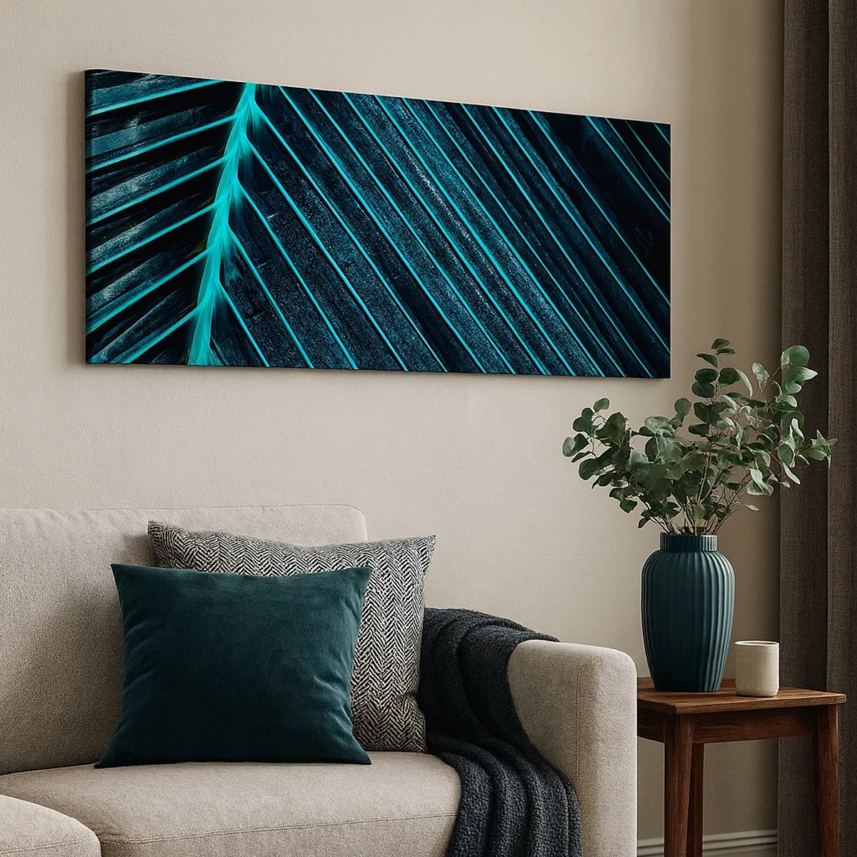 Vászonkép - A zöld textúrája - 30x30 cm