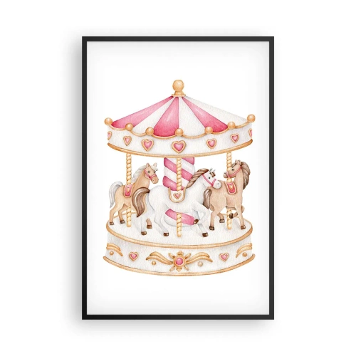 Poszter fehér keretben - A gyermekkor édes világa - 61x91 cm