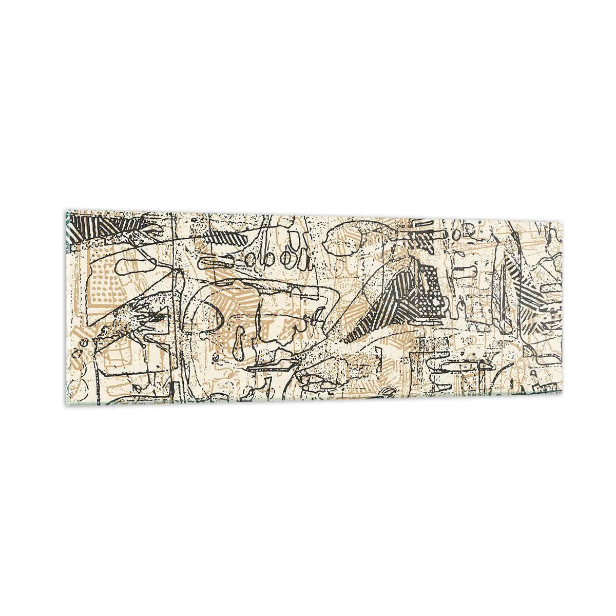 Üveg kép - Dekódolásra vár - 90x30 cm