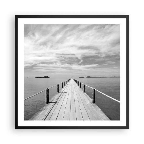 Poszter fehér keretben - Talán egy kirándulás... - 60x60 cm