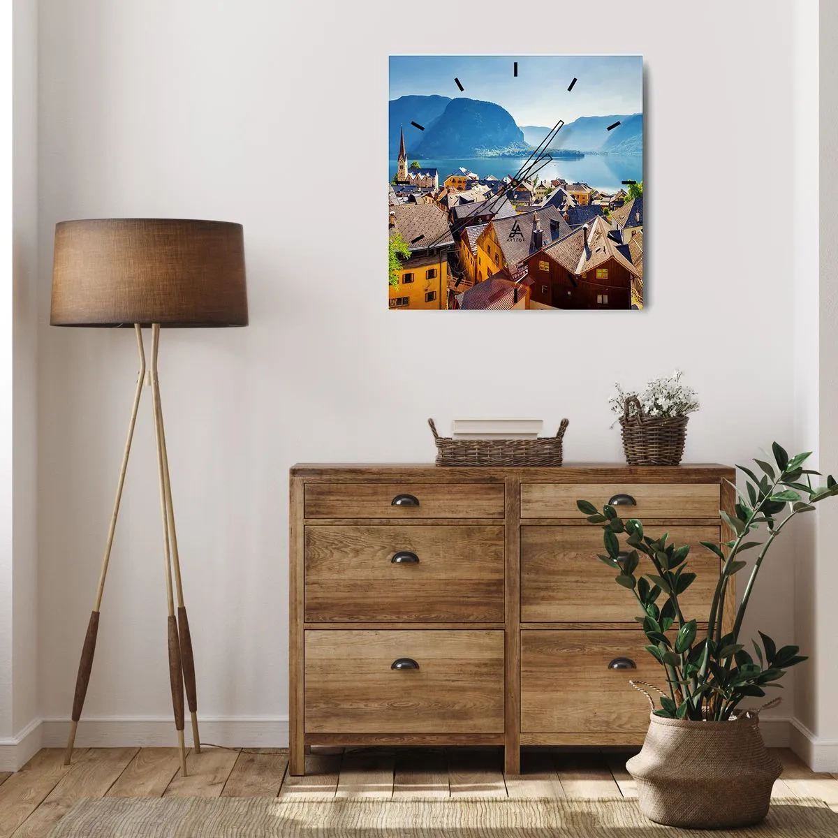 Falióra, Óra - Nem is lehetne festőibb - 30x30 cm