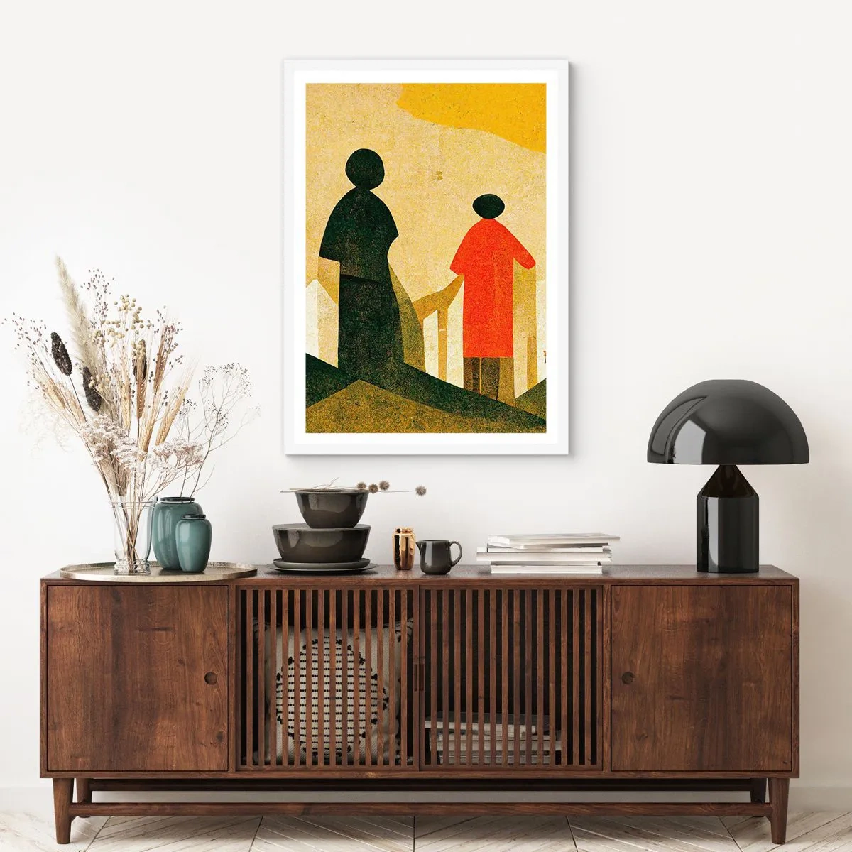 Poszter fekete keretben - Még messze van - 40x50 cm