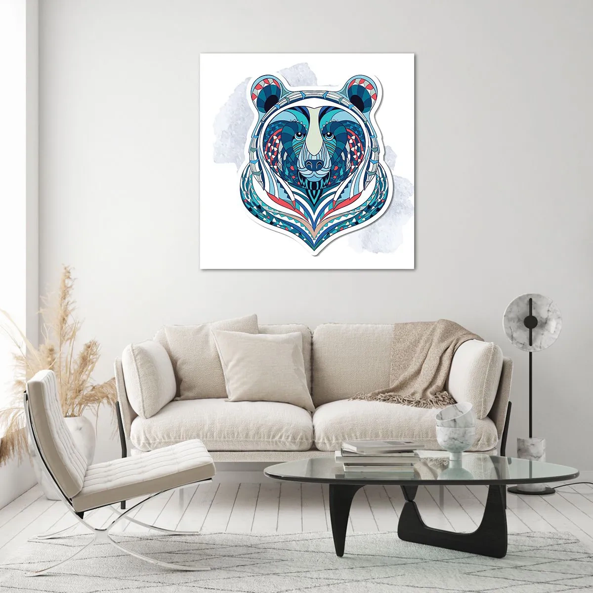 Üveg kép - Eviva Grenlandia! - 60x60 cm