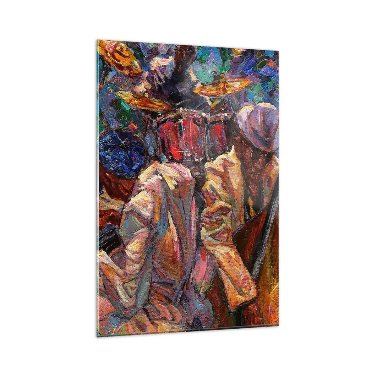 Üveg kép - Egy ritmusban - 80x120 cm