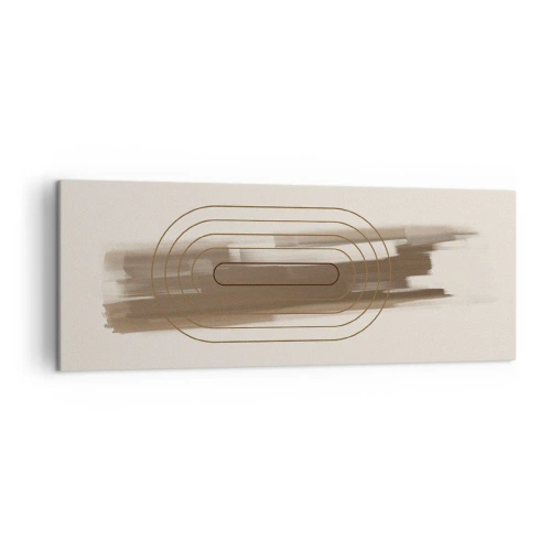 Vászonkép - Szürke fuvallat - 140x50 cm