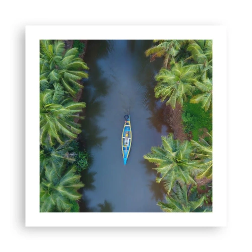 Poszter - Egy trópusi ösvényen - 50x50 cm