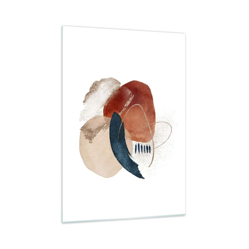 Üveg kép - Ovális kompozíció - 50x70 cm