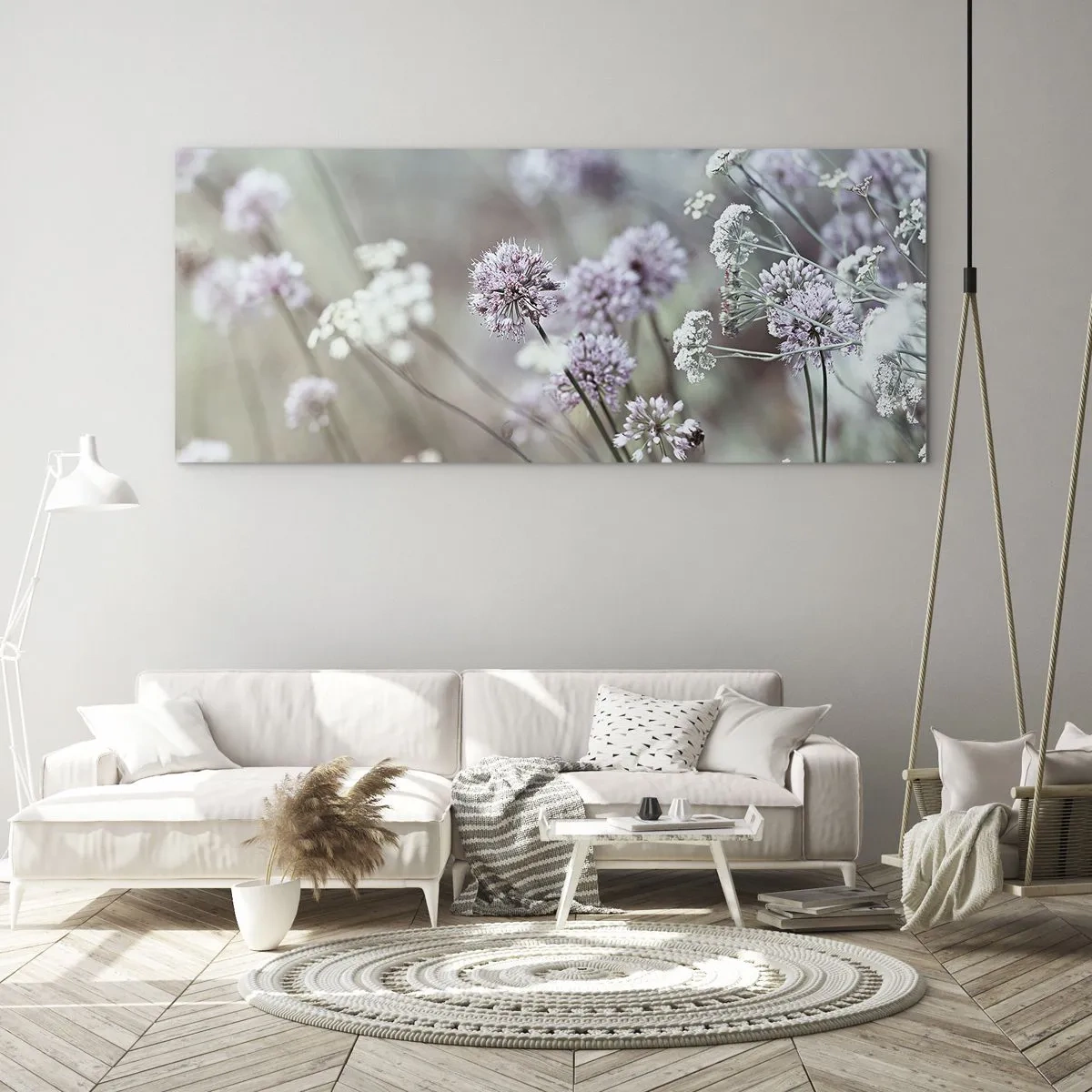 Üveg kép - Fűszerek édes filigránja - 100x40 cm