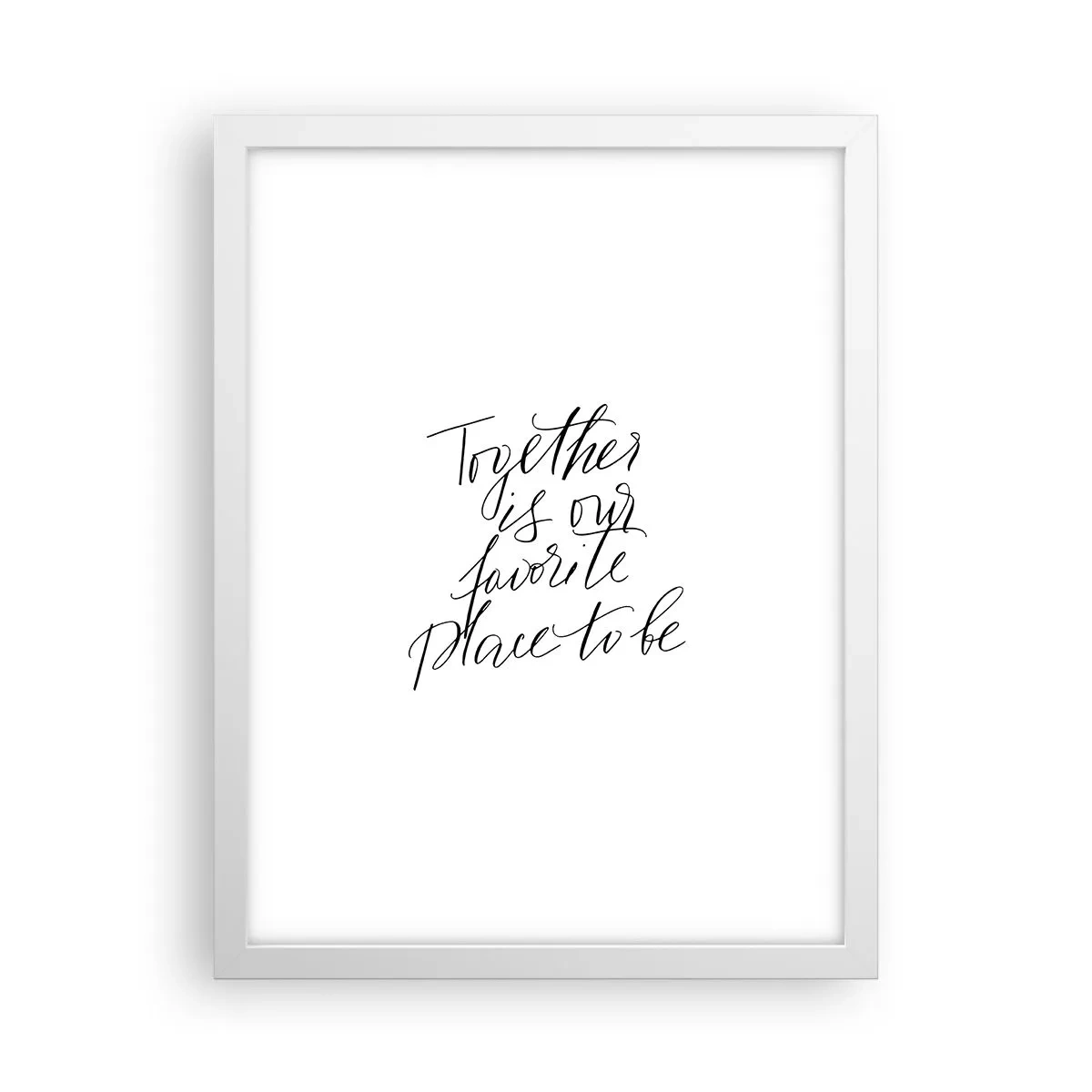 Poszter fekete keretben - Te is érzed? - 30x40 cm