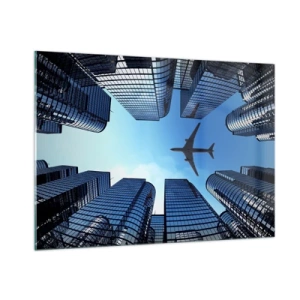 Üveg kép - Kilátás az üveg szurdokból - 100x70 cm