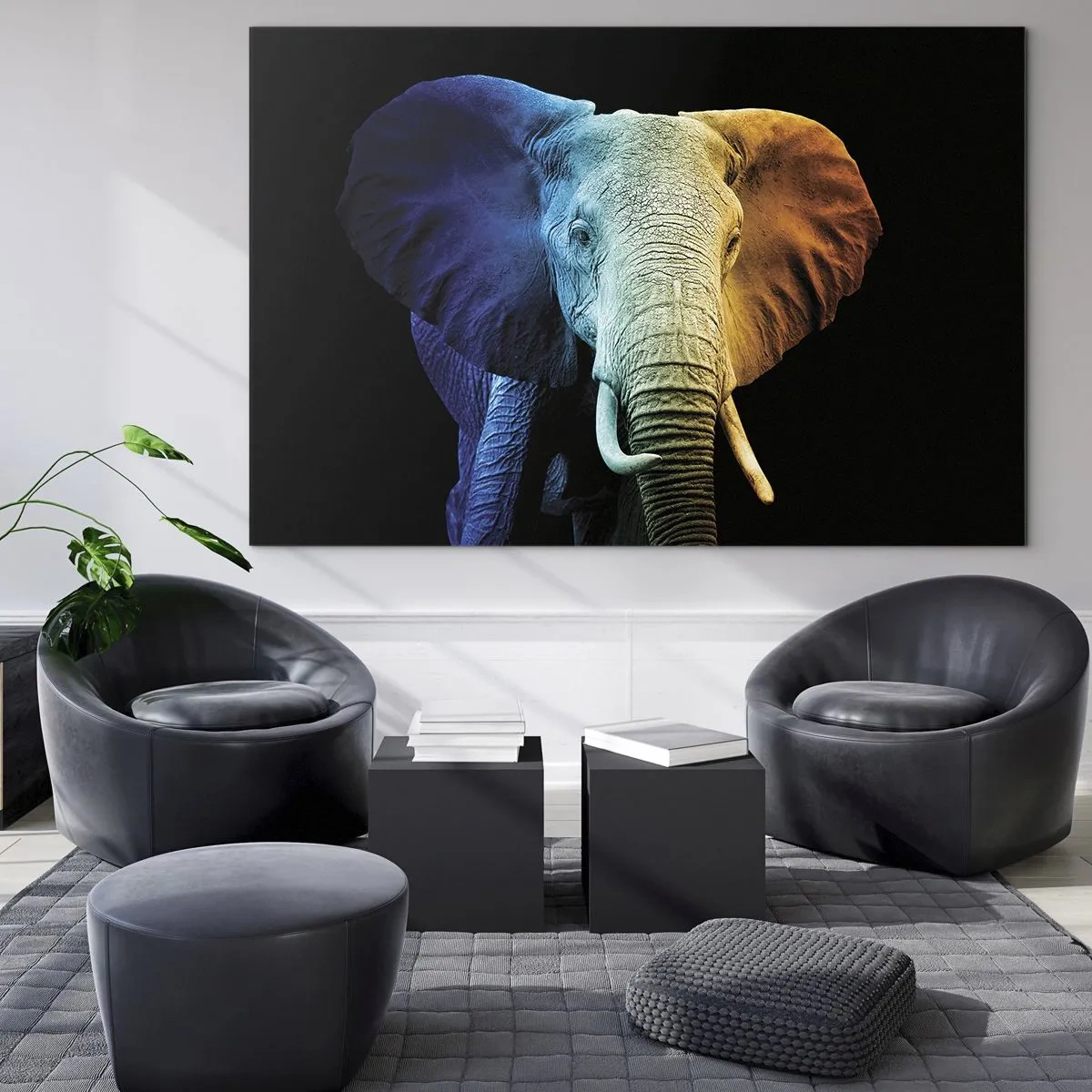 Üveg kép - Excentrikus, nem különc - 100x70 cm