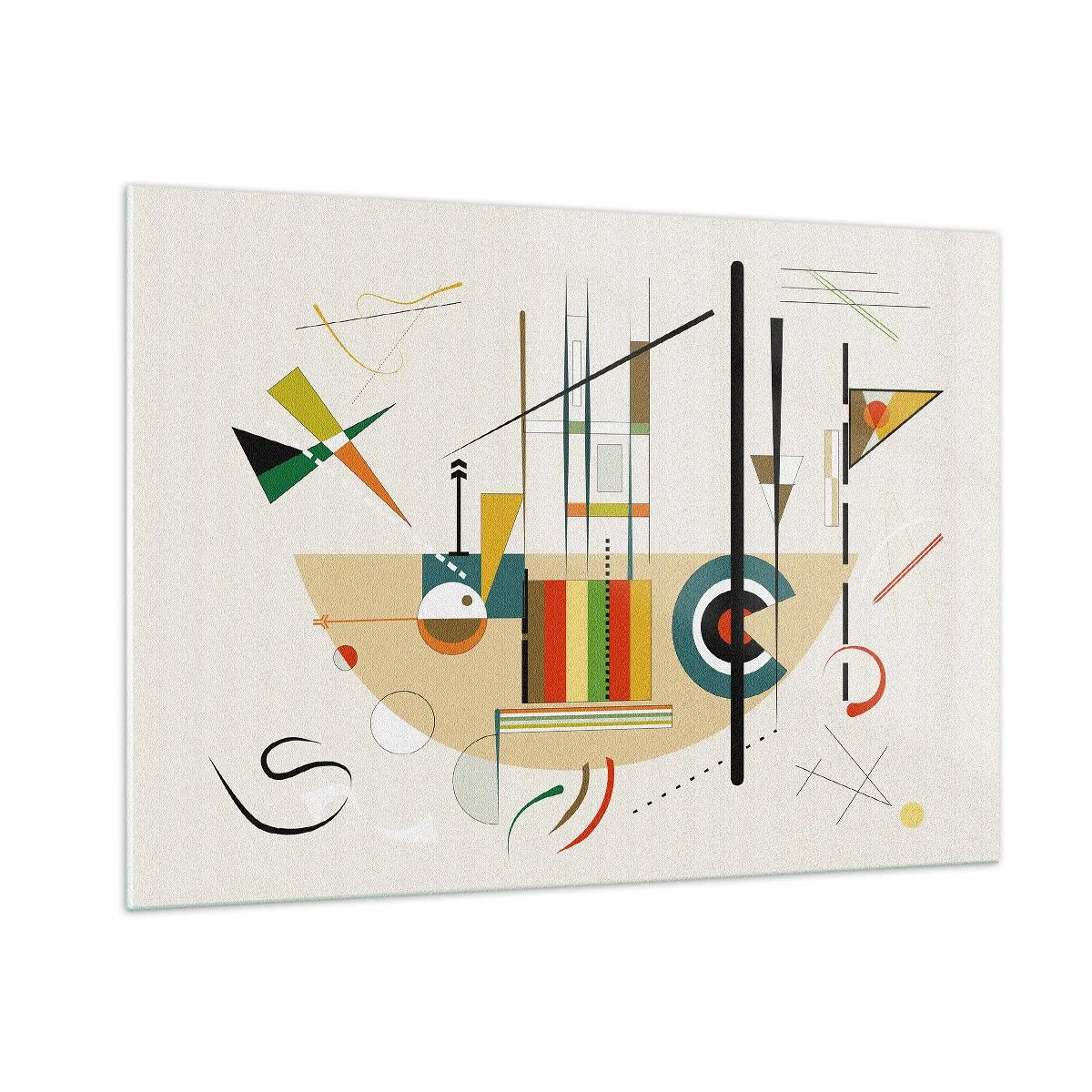 Üveg kép - És nevet a világ - 100x70 cm