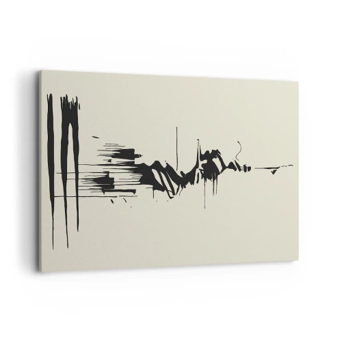 Vászonkép - Sietős absztrakció - 100x70 cm