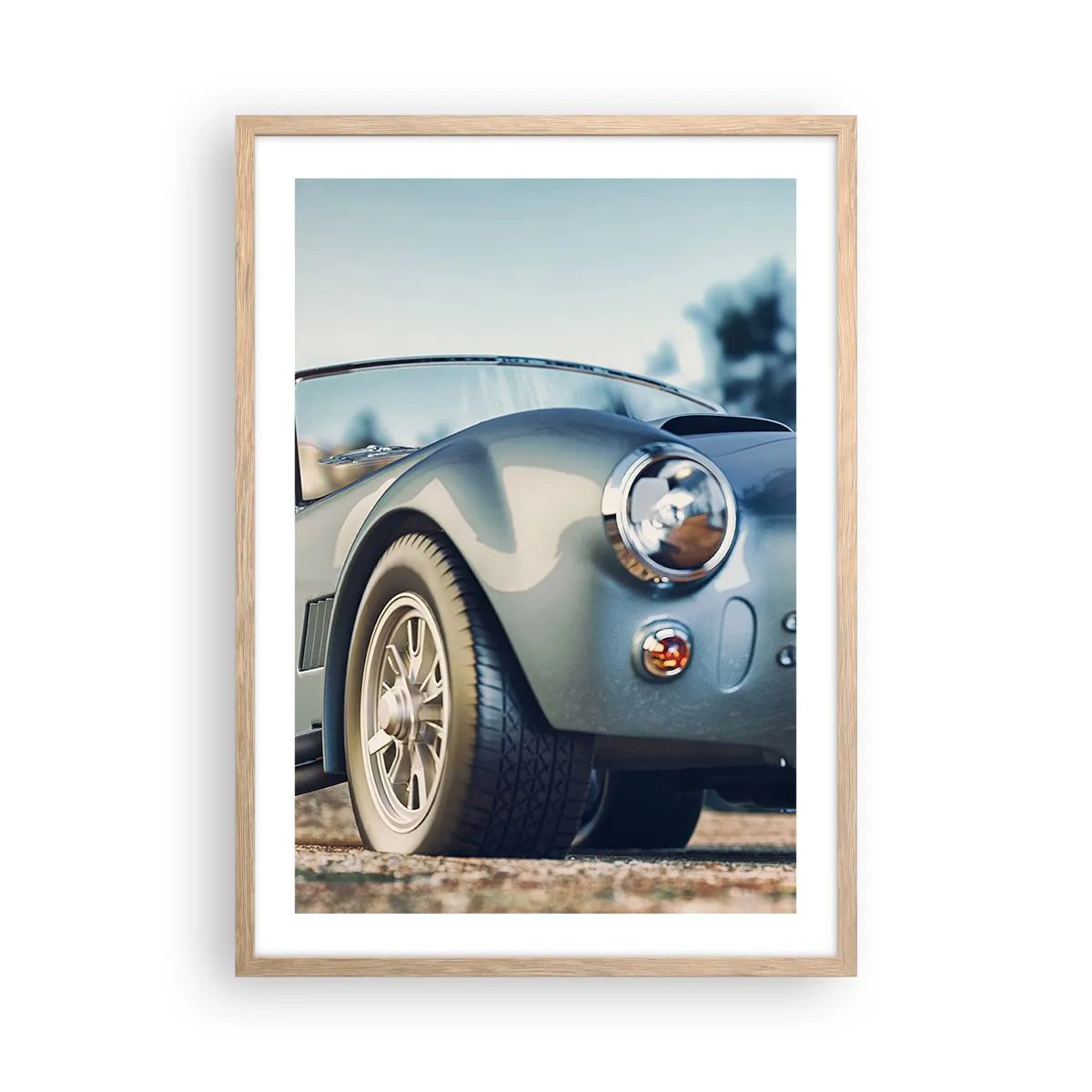 Poszter világos tölgy keretben - Mert a stílus számít - 50x70 cm