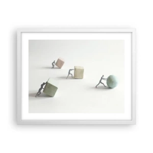 Poszter fekete keretben - Maga az élet - 50x40 cm