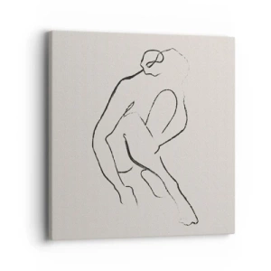Vászonkép - Intim vázlat - 40x40 cm