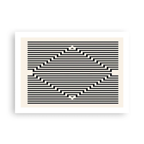 Poszter - Geometrikus illúzió - 70x50 cm