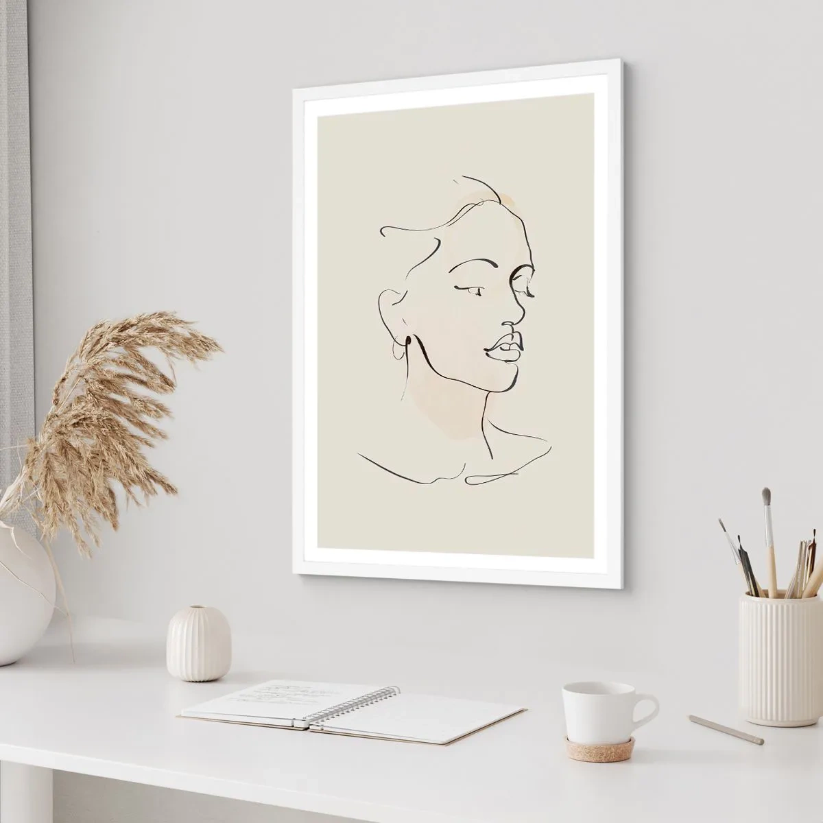 Poszter fekete keretben - Bizonyos vonallal - 40x50 cm