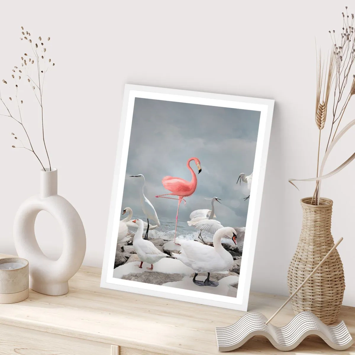 Poszter fekete keretben - Hogy kerültem ide? - 50x70 cm